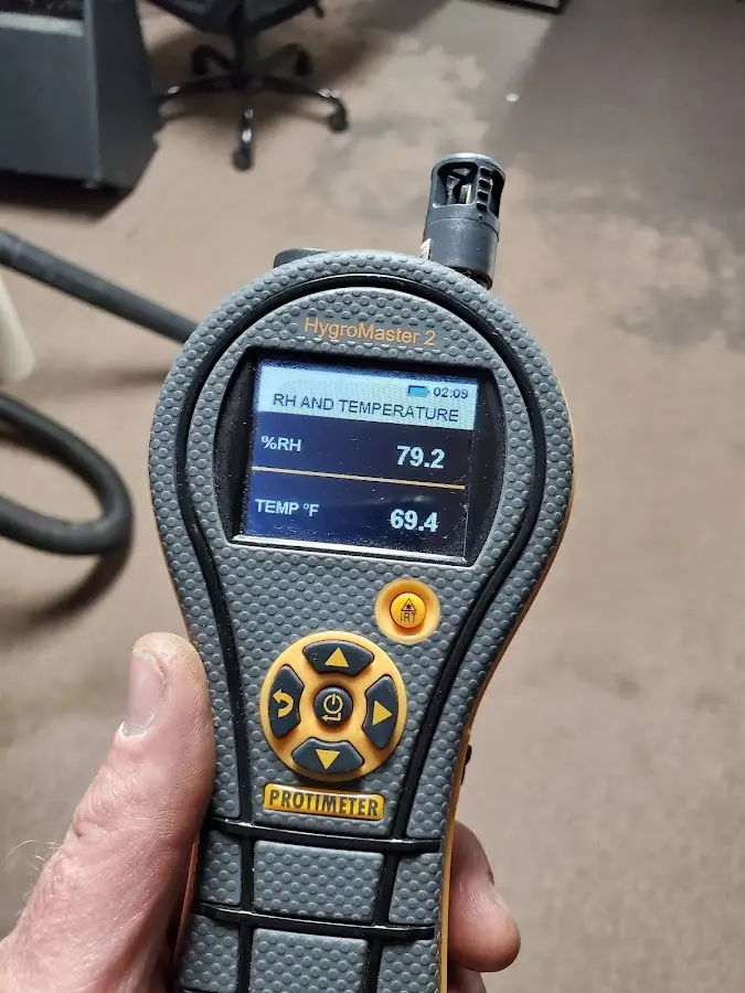 Moisture meter humidity assessment for Fire & Smoke Damage Restoration in River Park